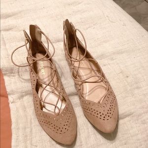Tan Ballet Flats
